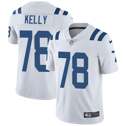 2019 men Indianapolis Colts 78 Kellly white Nike Vapor Untouchable Limited NFL Jersey